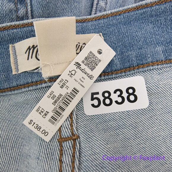 NEW Madewell Kick Out Crop Jeans‎ in Carey Wash, 31 - Picture 12 of 16